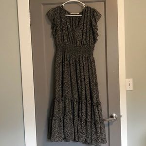 Ellison Rouched Floral Print